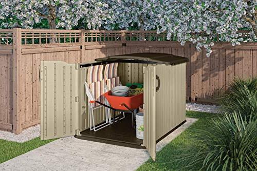 Suncast BMS4900D Glidetop Slide Lid Shed